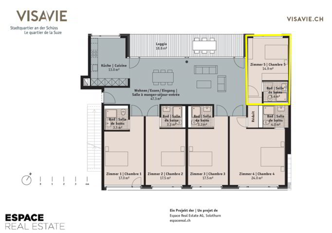 Wohnung – Biel/Bienne - Mehr