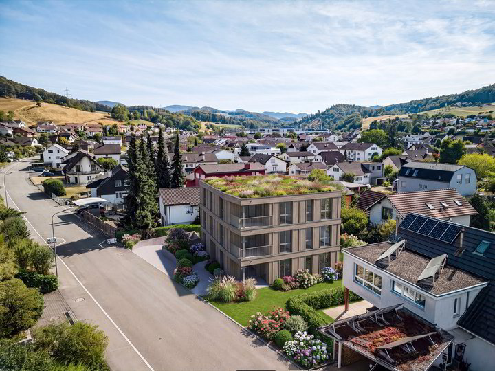 571 M² BAULAND MIT ATTRAKTIVER NEUBAUPERSPEKTIVE IN BUBENDORF - Ansicht 3