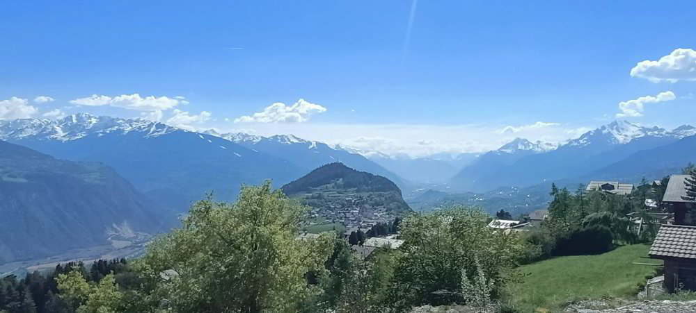 Terrain avec vue imprenable et construction en cours - Ansicht 2