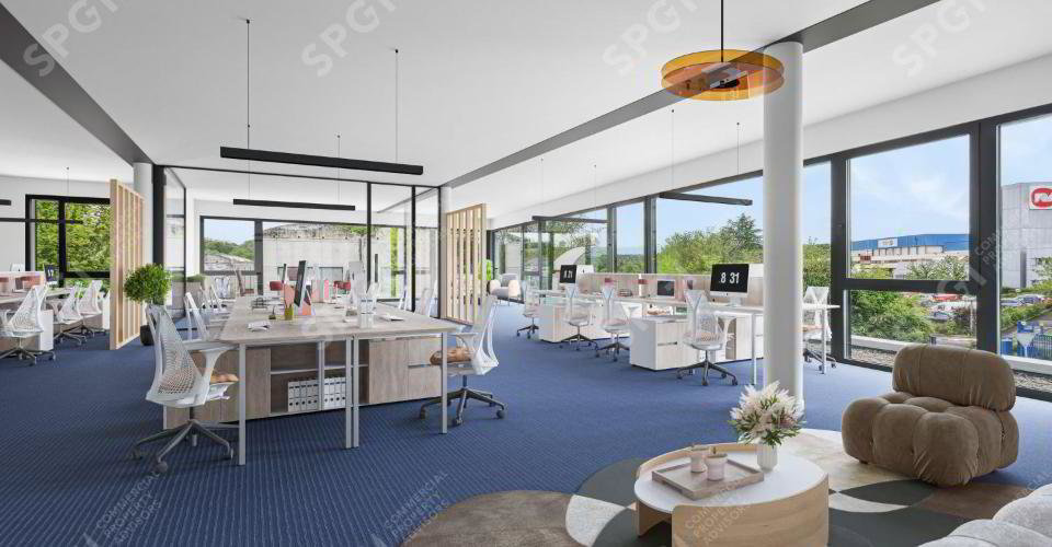 Bureaux, terrasses et rooftop en face du quartier Côté Gare - Mochettaz 7 - Ansicht 4