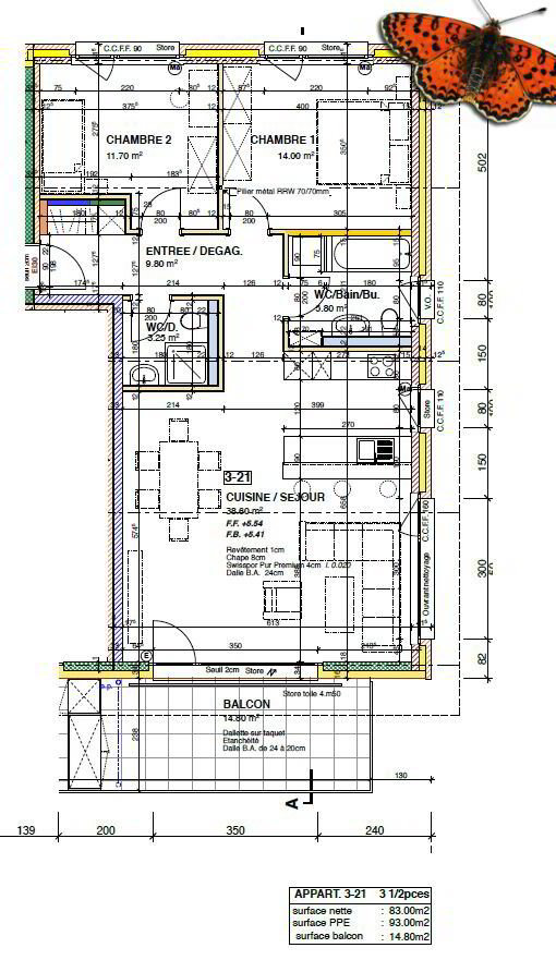 Appartamento di 3.5 locali in affitto a Morens FR - immagine 1/12