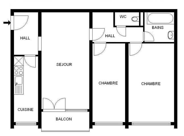 Wohnung – Vernier, Châtelaine - Ansicht 2