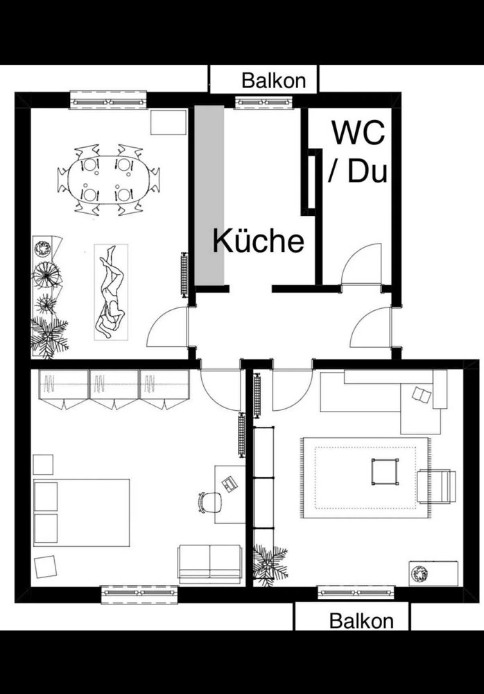 3.5 rooms Apartment for rent in Zürich - image 1/9
