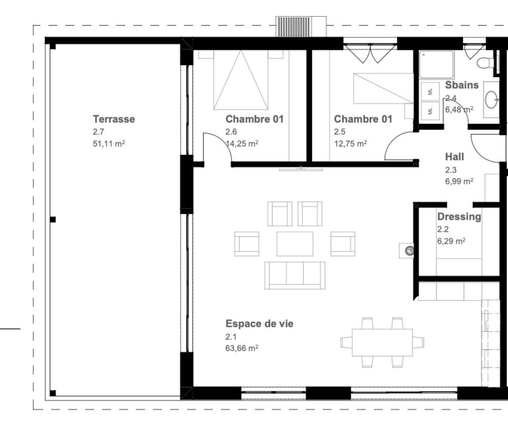 Wohnung – Fétigny, District de la Broye - Ansicht 3