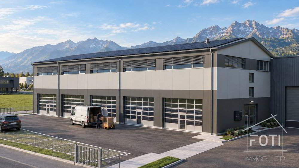 Local Commercial, Artisanal ou industriel modulable de 102 m² à Collombey-Muraz - Ansicht 2
