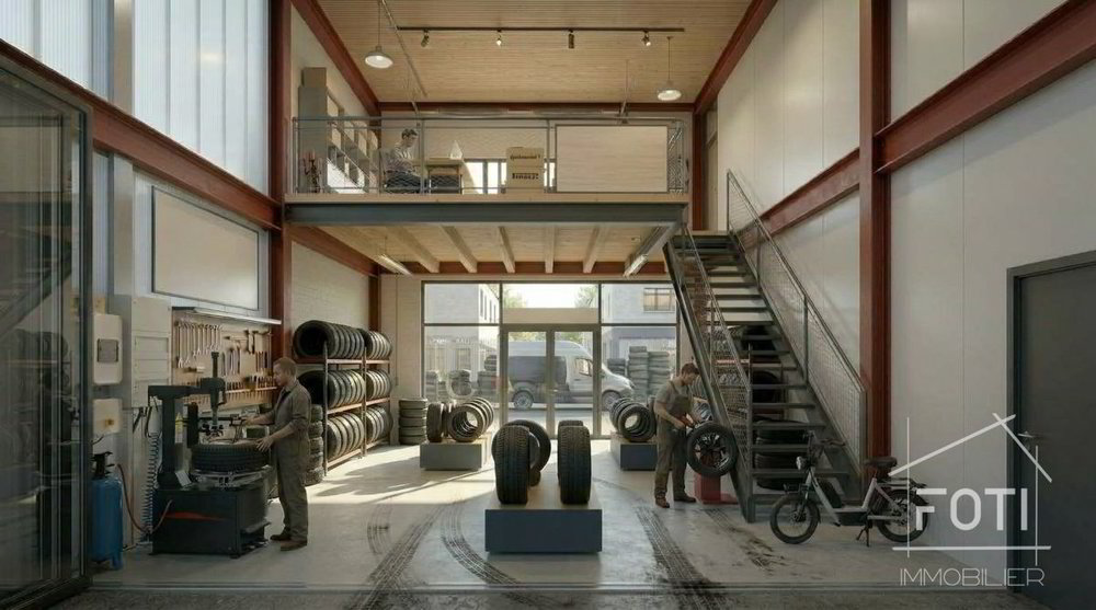 Local Commercial, Artisanal ou industriel modulable de 102 m² à Collombey-Muraz - Ansicht 5