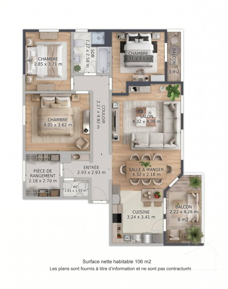 4 rooms Apartment to buy in Grimisuat - image 1/13