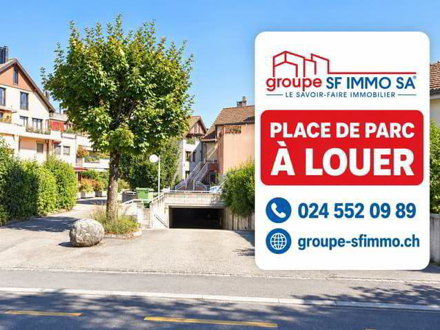 null Zimmer Parkplatz, Garage zu vermieten in Yverdon-les-Bains - Bild 1/1