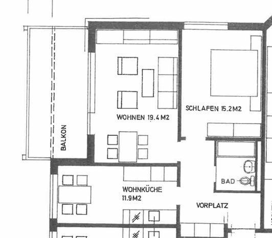 Appartamento di 2 locali in affitto a Zurich - immagine 1/5