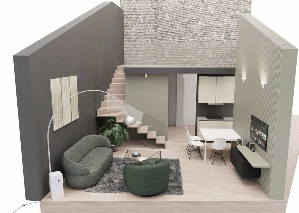 STABILE DA RISTRUTTURARE CON PROGETTO A GENESTRERIO - Ansicht 2