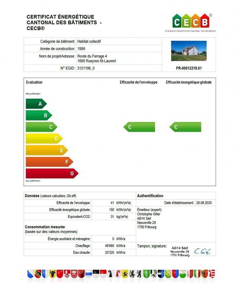 Appartamento di 4.5 locali in vendita a Rueyres-St-Laurent - immagine 1/9