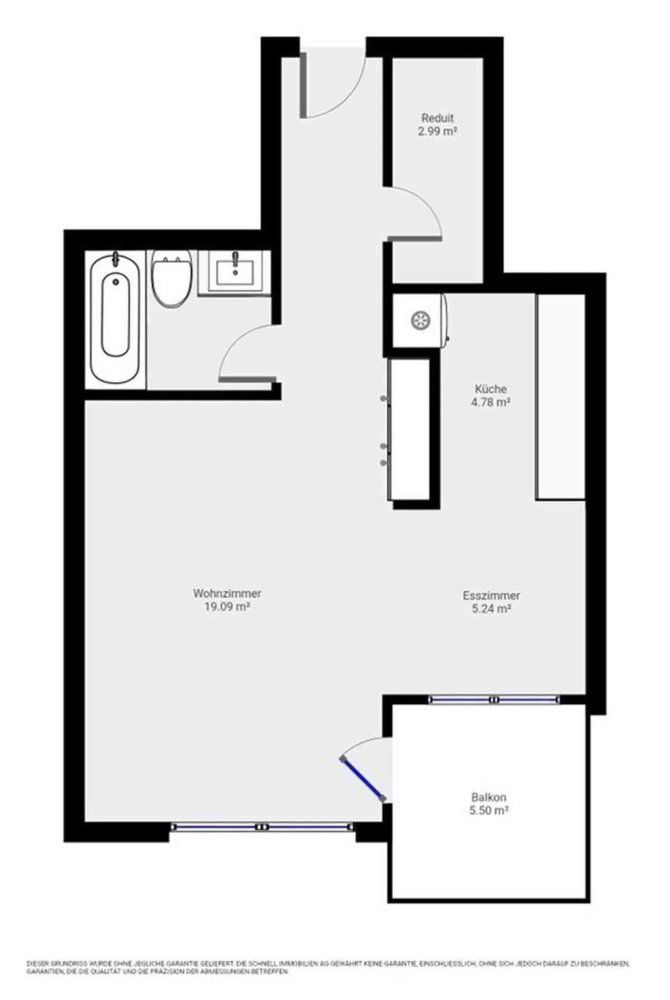 1.5 rooms Apartment for rent in Uetikon am See - image 1/6
