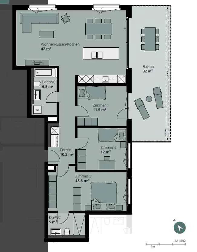 Wohnung – Güttingen - Ansicht 2