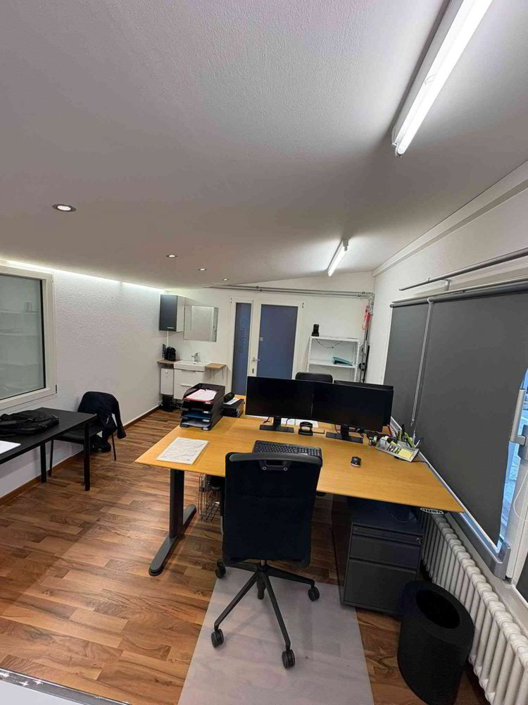zentrale Werkstatt inkl. Parkplatz, Lager & Büro in Gwatt Thun - Ansicht 2