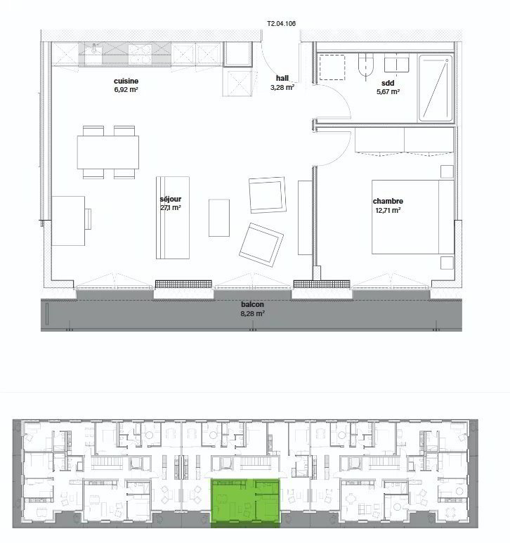 Appartement 2 pièces à louer à Sion - image 1/8
