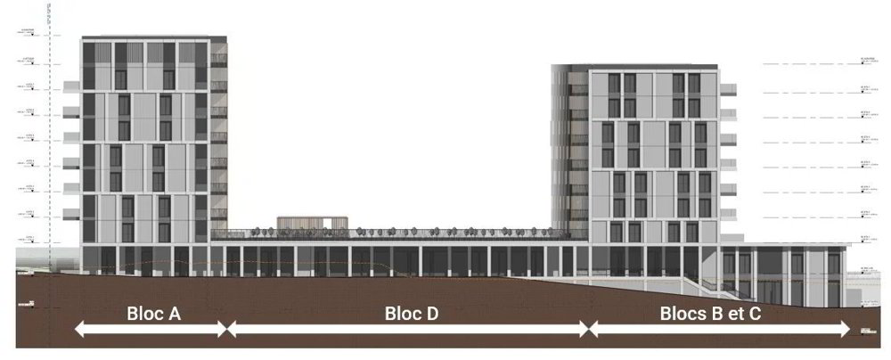 RIANT PARC - Nouveau projet - Arcades commerciales d'env. 799 m² - Ansicht 4