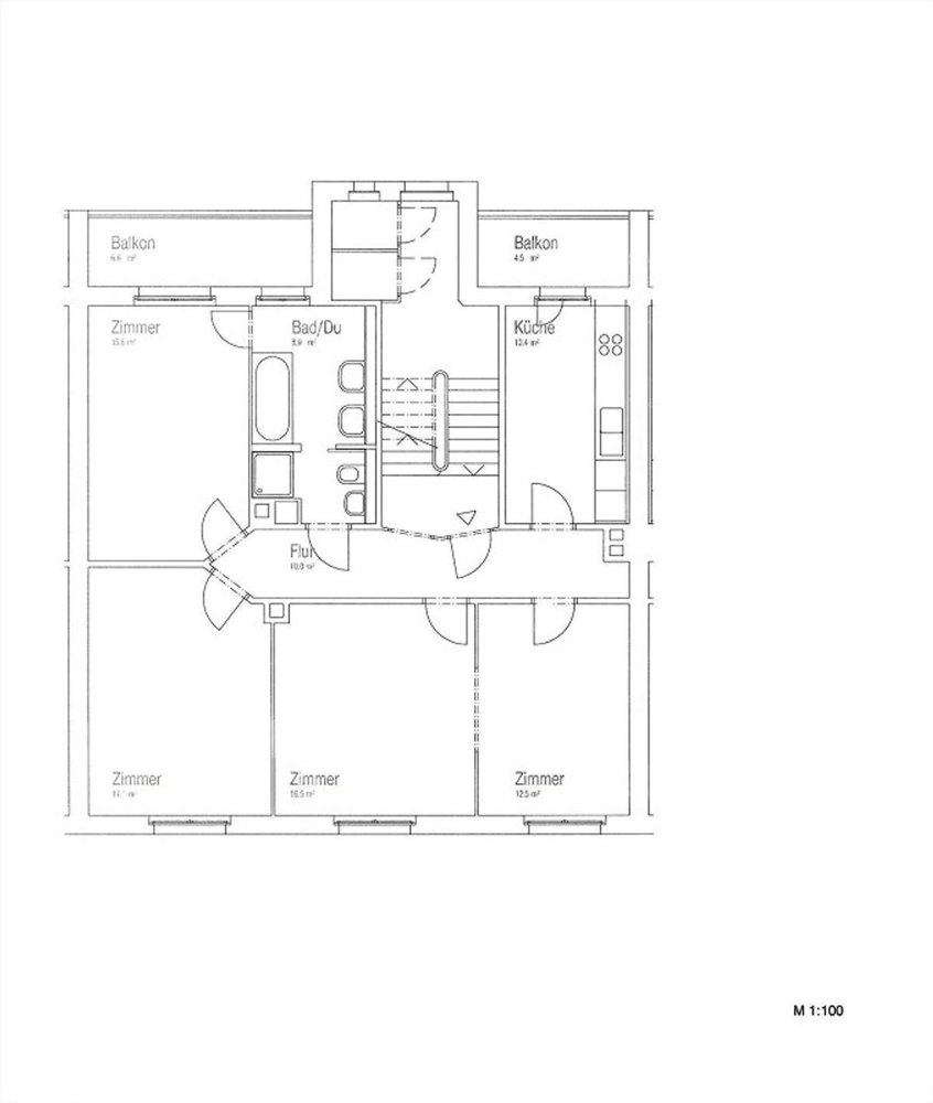 4 Zimmer Wohnung zu vermieten in Bâle - Bild 1/6