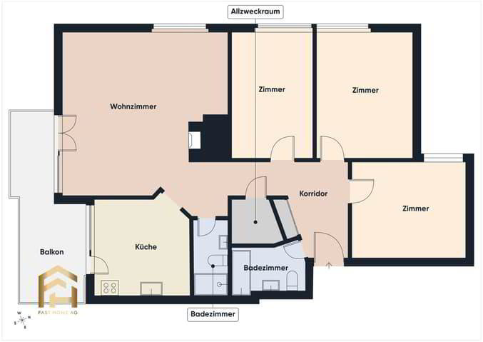 Appartement 4 pièces à acheter à Baltschieder - image 1/13