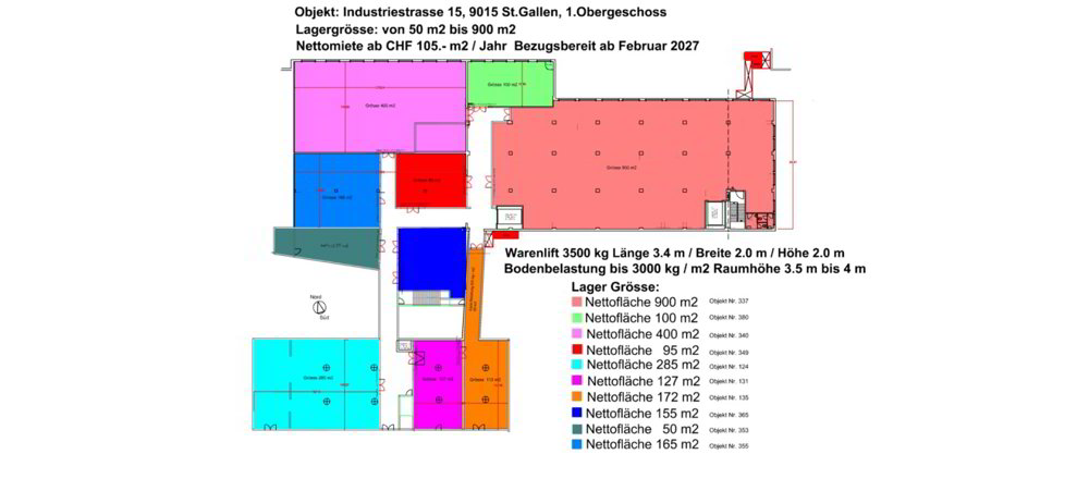 Flexible Gewerbeflächen von 50 m² bis 900 m² - Ansicht 3