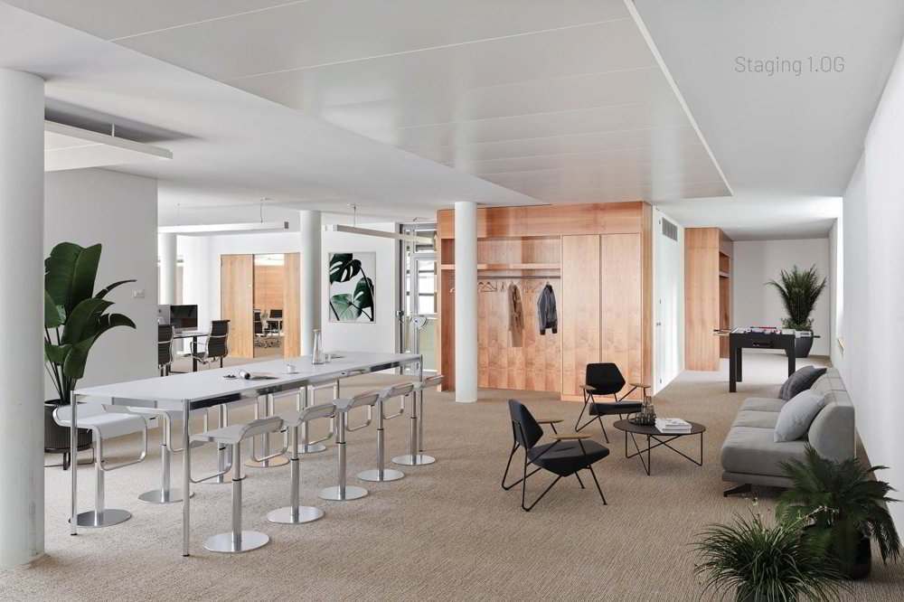 Repräsentatives Büro mit Terrasse - 277 m² im 1. OG an der Fortunagasse, Zürich, mieten - Mehr