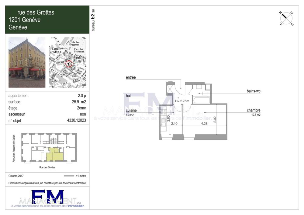 Wohnung – Genève - Mehr