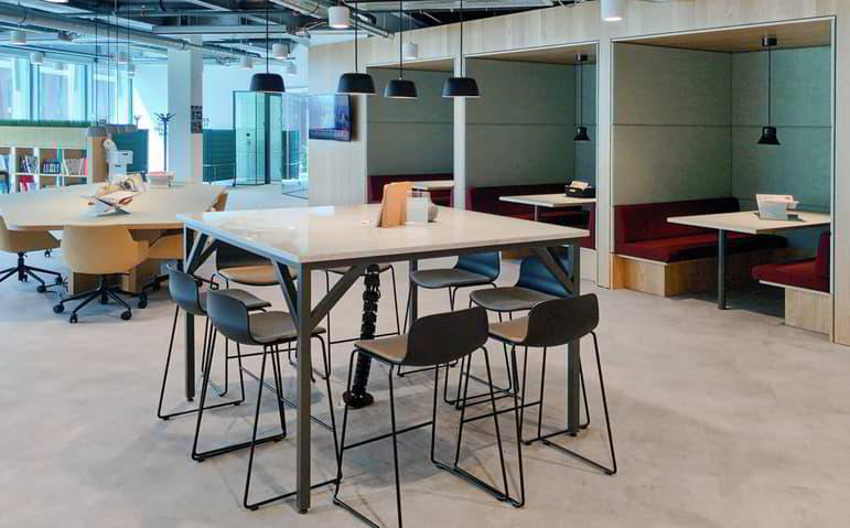 Bureau design pour 15 à Spaces Quartier de l'Étang - Ansicht 5