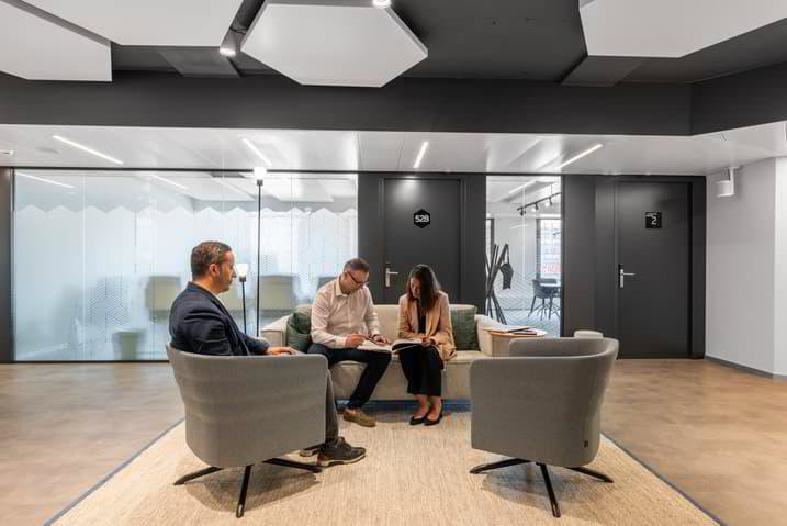 Bureau design pour 15 à Spaces Main Station - Mehr