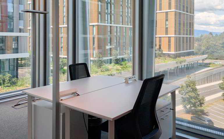 Bureau design pour 2 à Spaces Quartier de l'Étang - Ansicht 2