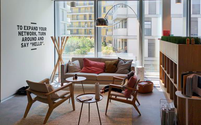 Bureau design pour 2 à Spaces Quartier de l'Étang - Ansicht 4