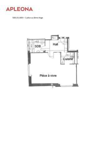 1 rooms Apartment for rent in Genève - image 1/5