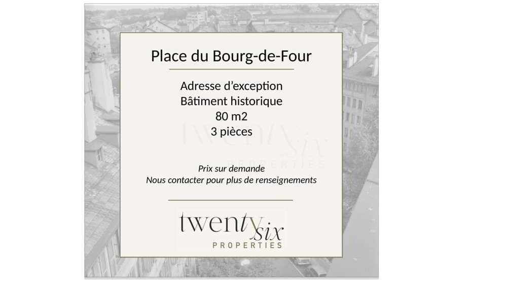 Appartement 3 pièces à acheter à Genève - image 1/1