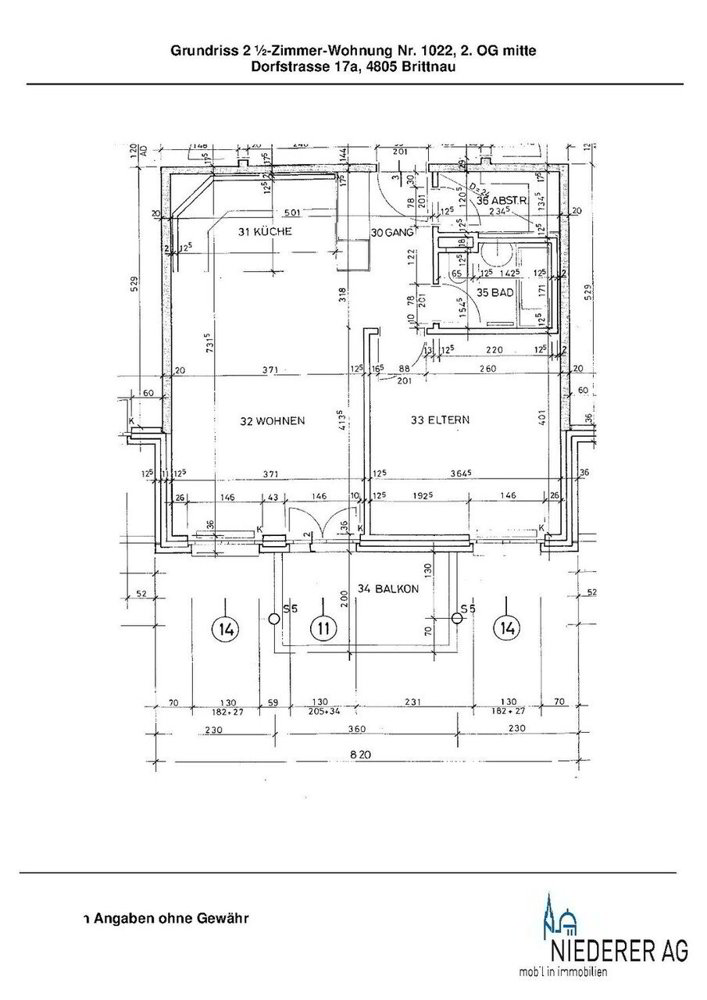2 rooms Apartment for rent in Brittnau - image 1/8