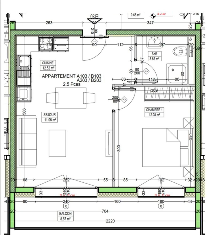2 rooms Apartment for rent in Saxon - image 1/8