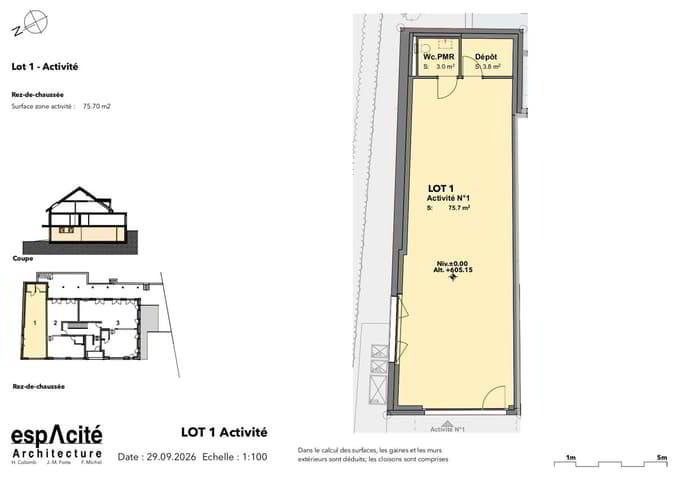 Lot n1 - Surface commerciale neuve et idéalement située - Ansicht 4