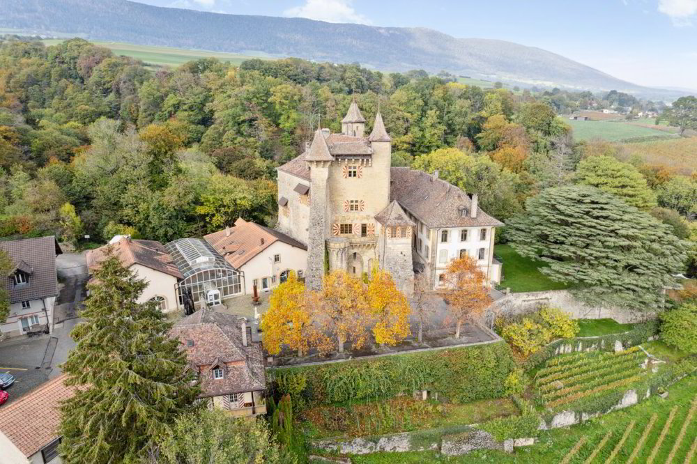 Bureau/atelier/local de 96m² au Château de Vaumarcus
