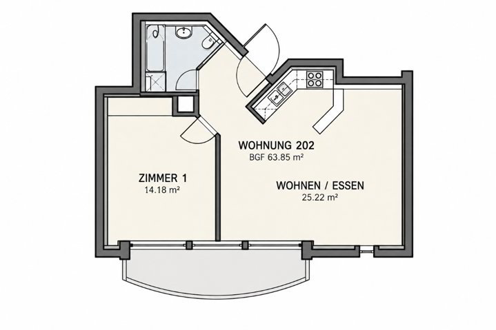 Appartement 2.5 pièces à acheter à Bienne - image 1/9