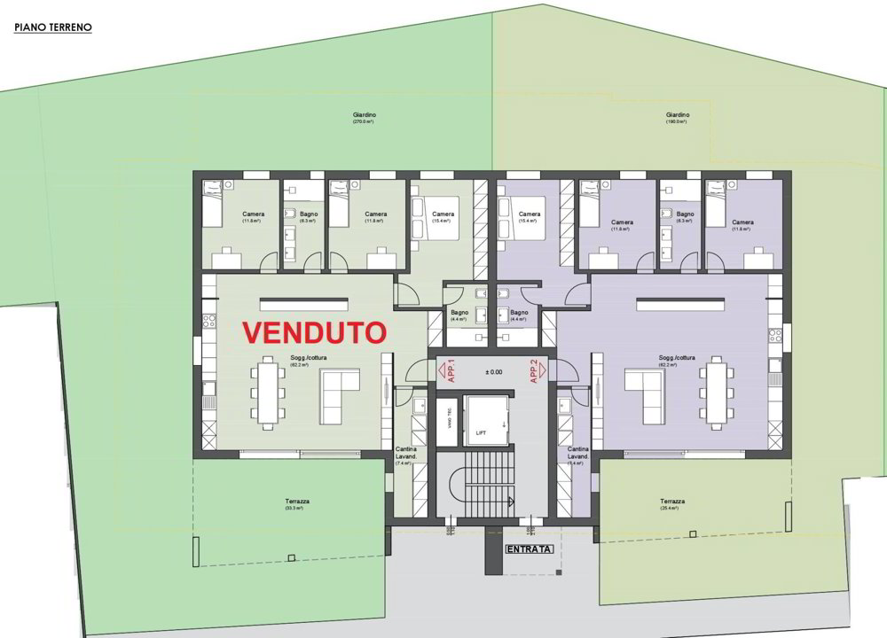 4.5 rooms Apartment to buy in Cama - image 1/9
