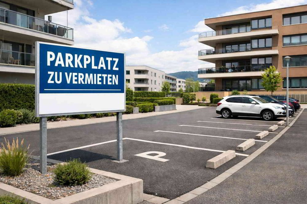 Grosszügiger Aussenparkplatz an Zentraler Lage in Menziken