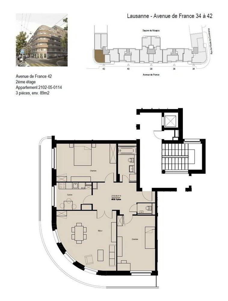 Wohnung – Lausanne - Ansicht 4