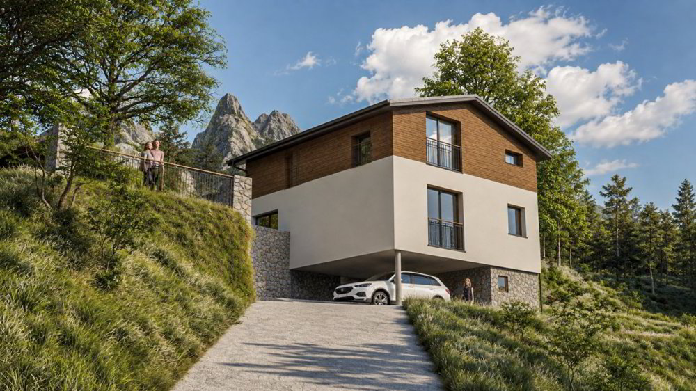 Haus – Collombey - Ansicht 4