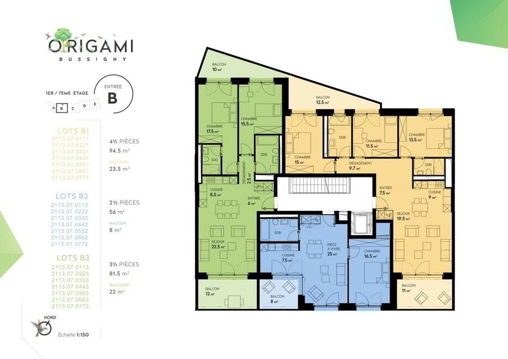 2 rooms Apartment for rent in Bussigny - image 1/8