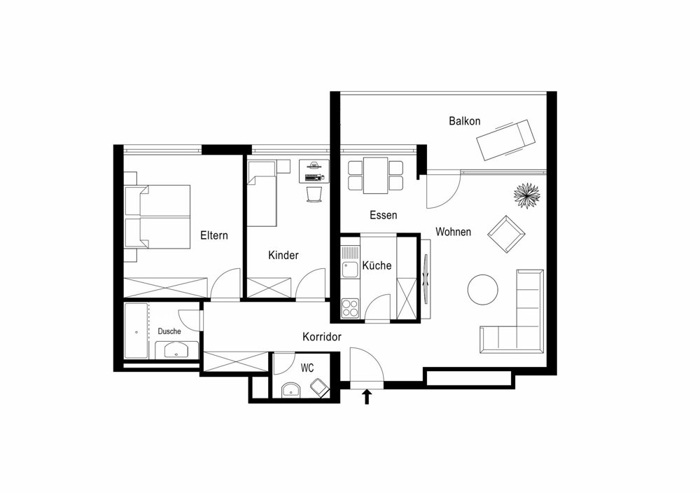 3.5 rooms Apartment to buy in Kriens - image 1/11