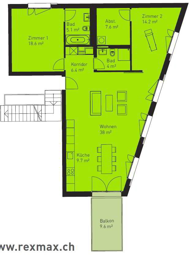 Appartamento di 4.5 locali in affitto a Thun - immagine 1/8