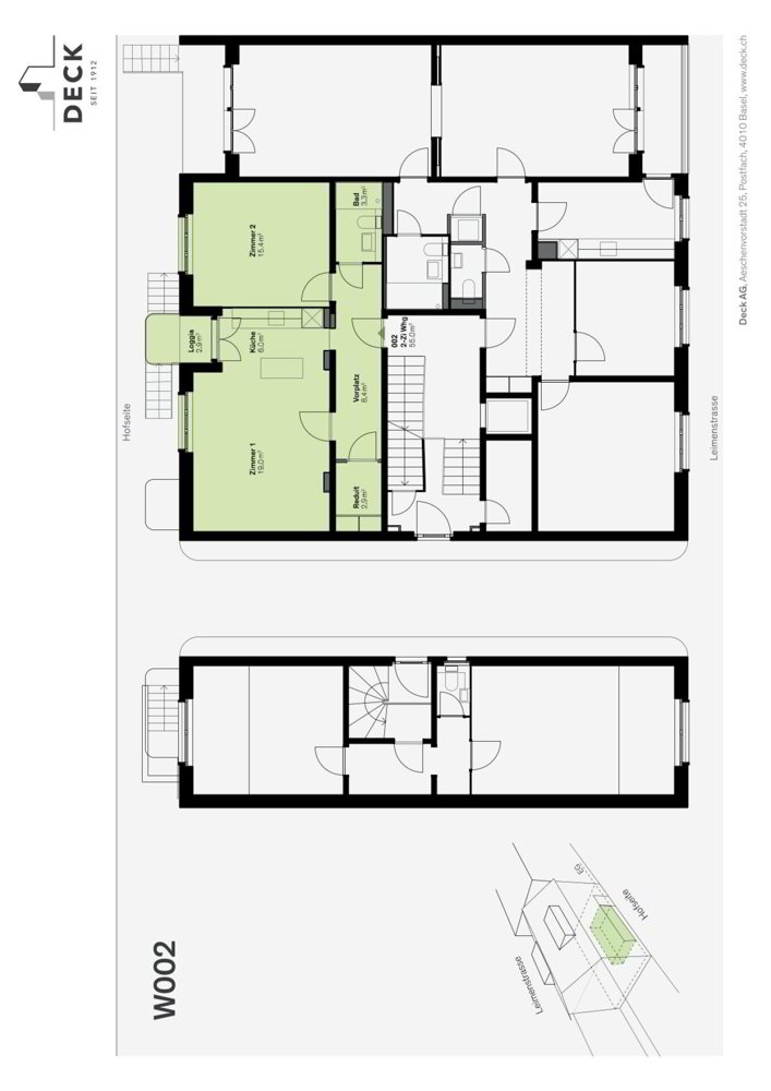 Appartamento di 2 locali in affitto a Basel - immagine 1/7