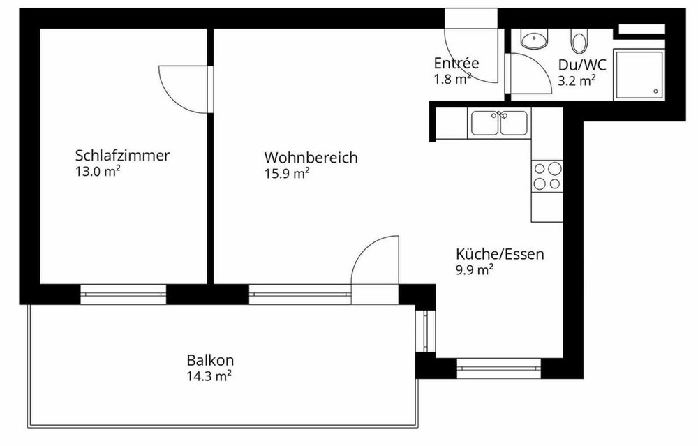 2.5 rooms Apartment to buy in Klosters - image 1/12