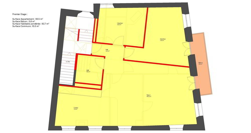 MAISON VILLAGEOISE OFFRANT LA POSSIBILITÉ DE CRÉER DEUX APPARTEMENTS - Ansicht 5