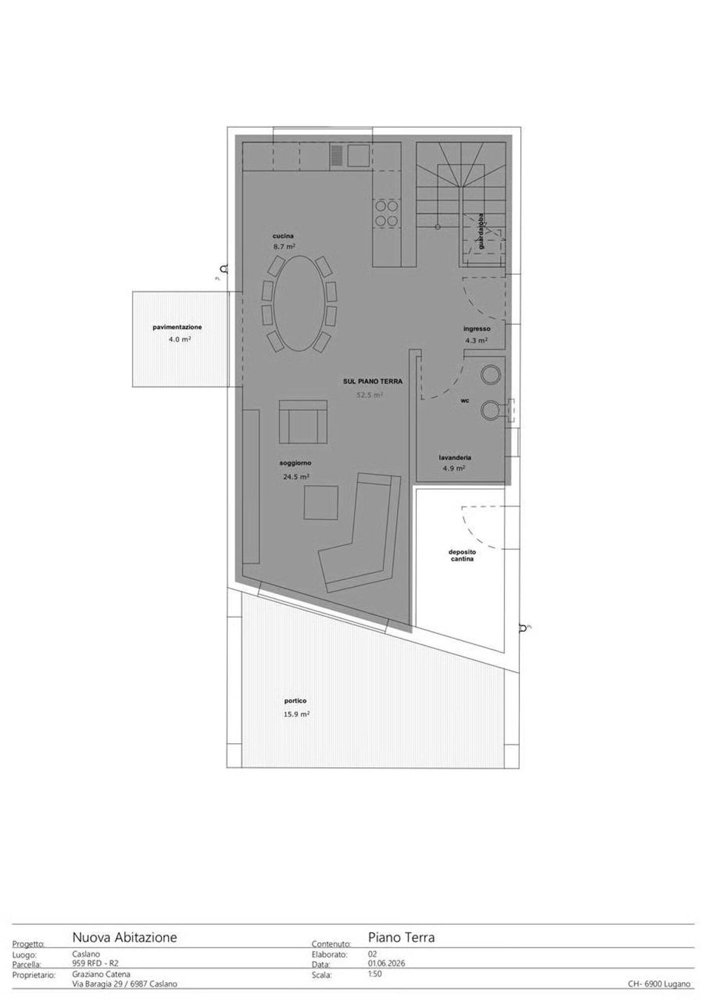 Terrain à bâtir en vente à Caslano - Réf SP022 - Ansicht 2