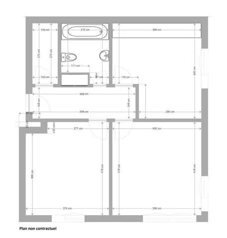 2 Zimmer Wohnung zu vermieten in St. Immer - Bild 1/9