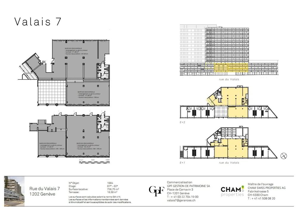 VALAIS 7 - Approximate 736 m² administrative space FOR RENT - Ansicht 5