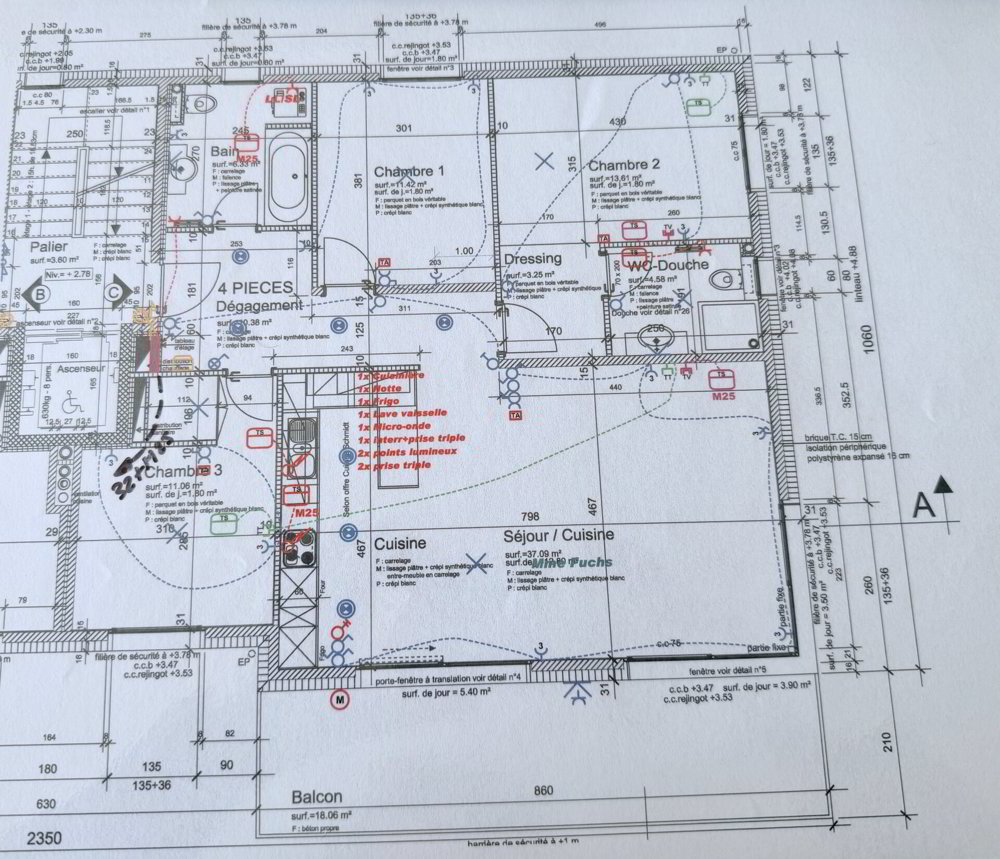 4.5 Zimmer Wohnung zu vermieten in Boudry - Bild 1/10